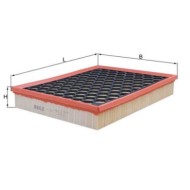Filtro aria LX 1294 KNECHT per OPEL FIAT