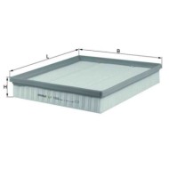 Filtro aria LX 1586 KNECHT per FORD