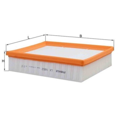 NEUTRO.jpg Filtro aria LX 1652 KNECHT per MERCEDES-BENZ