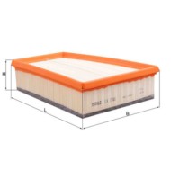 Filtro aria LX 1748 KNECHT per RENAULT