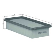 Filtro aria LX 1808 KNECHT per HYUNDAI KIA