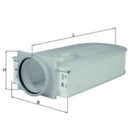 Filtro aria LX 1833 KNECHT per MERCEDES-BENZ