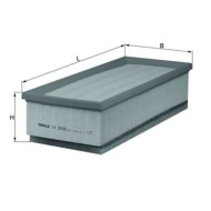 Filtro aria LX 2022 KNECHT per PEUGEOT CITROEN TOYOTA FIAT LANCIA