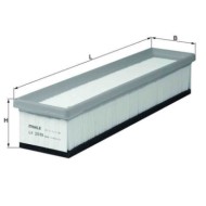 Filtro aria LX 2039 KNECHT per RENAULT