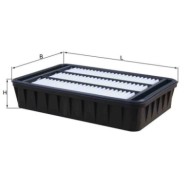 LX2616_2.JPG Filtro aria LX 2616 KNECHT per PEUGEOT CITROEN MITSUBISHI