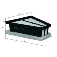 Filtro aria LX 2911 KNECHT per RENAULT