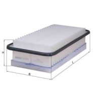 Filtro aria LX 3187 KNECHT per TOYOTA