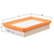 Filtro aria LX 3536 KNECHT per PEUGEOT CITROEN TOYOTA SUZUKI