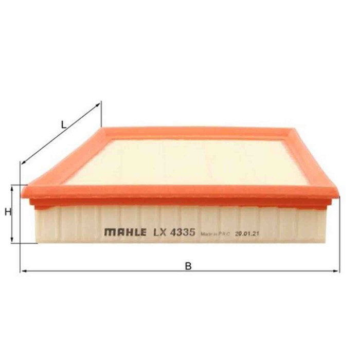 NEUTRO.jpg Filtro aria LX 4335 KNECHT per LAND ROVER JAGUAR