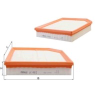 Filtro aria LX 4912 KNECHT per VOLVO