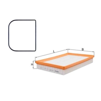 NEUTRO.jpg Filtro aria LX 977D KNECHT per VW SEAT SKODA