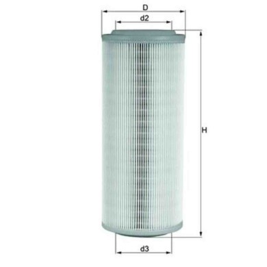 LX855_1.JPG Filtro aria LX 855 KNECHT per FIAT LANCIA