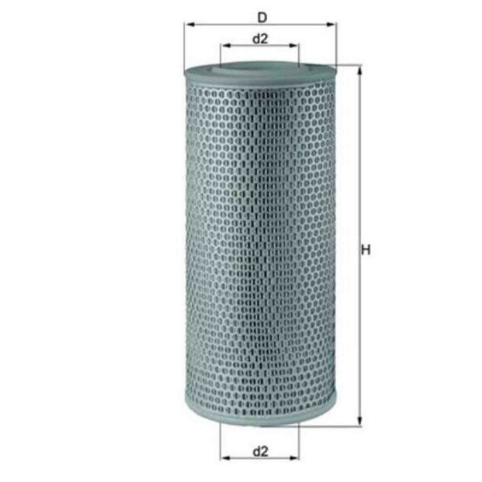 LX610_1.JPG Filtro aria LX 610 KNECHT per IVECO