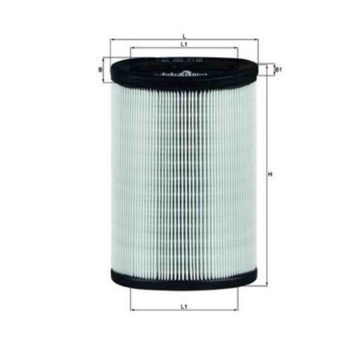 LX597_1.JPG Filtro aria LX 597 KNECHT per PEUGEOT CITROEN NISSAN ROVER MEGA