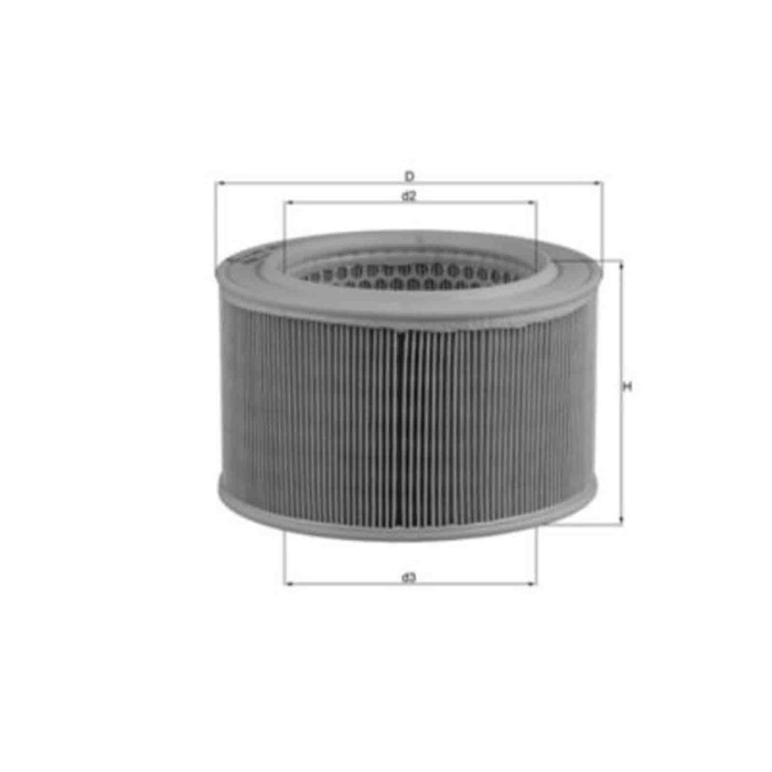 LX446_1.JPG Filtro aria LX 446 KNECHT per SUZUKI SANTANA