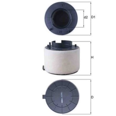 LX4249_1.JPG Filtro aria LX 4249 KNECHT per AUDI