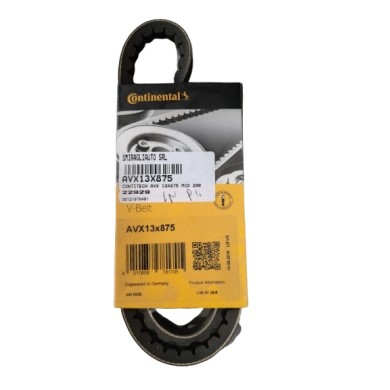NEUTRO.jpg Cinghia trapezoidale AVX13X875 CONTINENTAL CTAM per RENAULT AUDI VW FORD TOYOTA