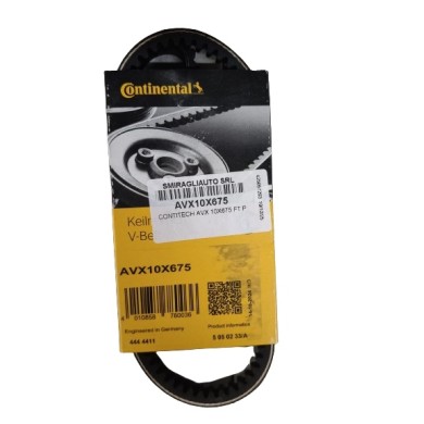 Cinghia trapezoidale AVX10X675 CONTINENTAL CTAM per RENAULT PEUGEOT CITROEN VW