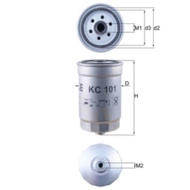NEUTRO.jpg Filtro carburante KC 101 KNECHT per HYUNDAI KIA
