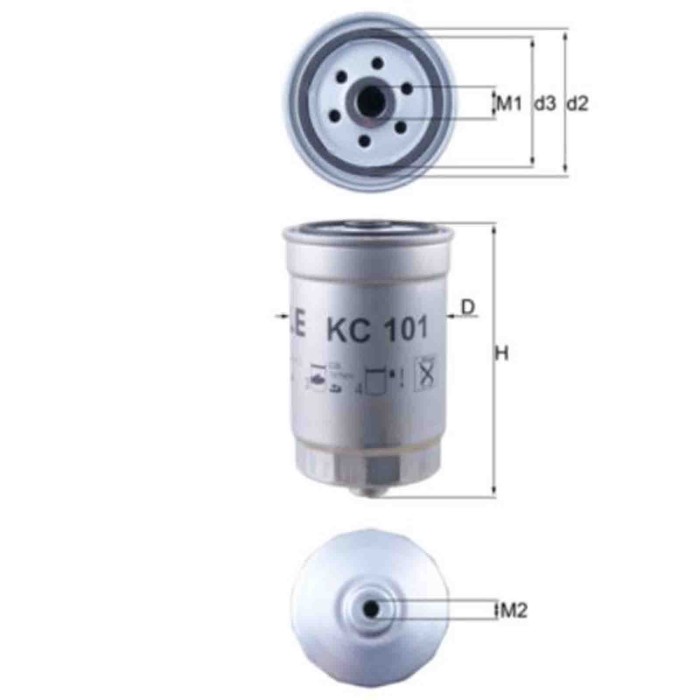 NEUTRO.jpg Filtro carburante KC 101 KNECHT per HYUNDAI KIA
