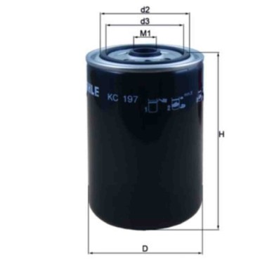 NEUTRO.jpg Filtro carburante KC 197 KNECHT