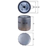Filtro carburante KC 20 KNECHT per FORD PIAGGIO GRECAV