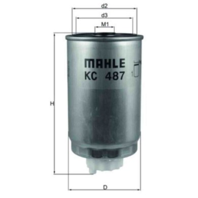 NEUTRO.jpg Filtro carburante KC 487 KNECHT per FIAT JEEP LANCIA DODGE