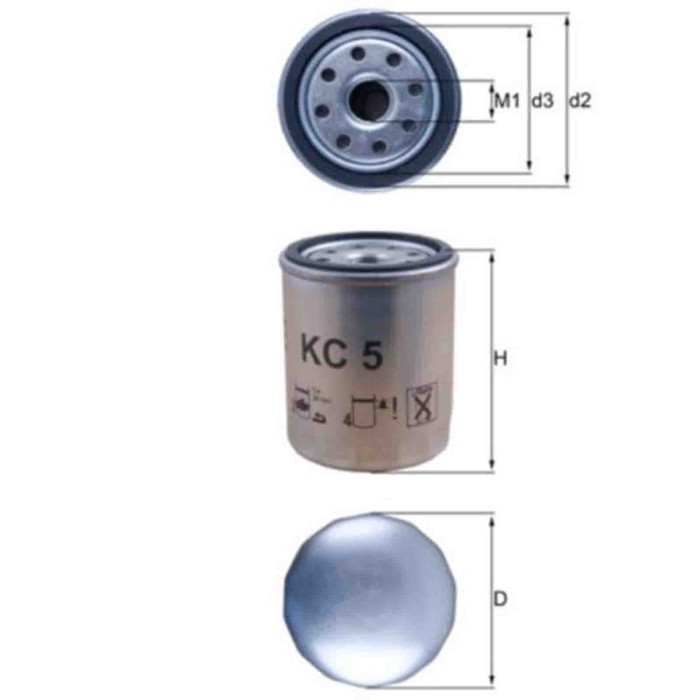 NEUTRO.jpg Filtro carburante KC 5 KNECHT per TOYOTA NISSAN JEEP ISUZU