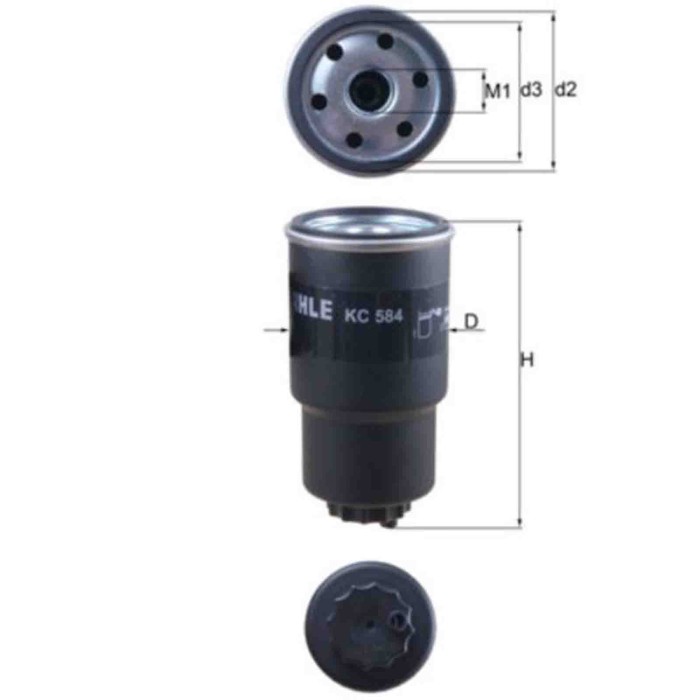 NEUTRO.jpg Filtro carburante KC 584 KNECHT per MAZDA