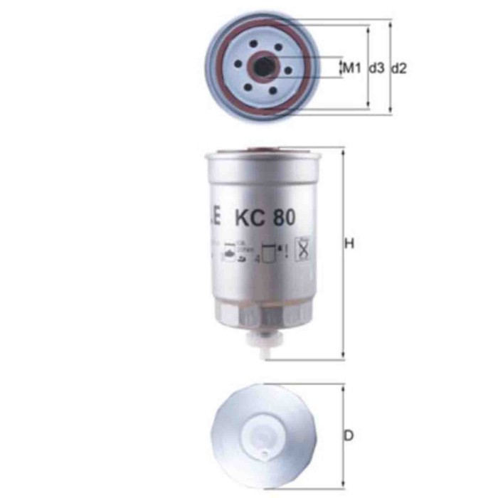 NEUTRO.jpg Filtro carburante KC 80 KNECHT per PEUGEOT AUDI VW SKODA LAND ROVER