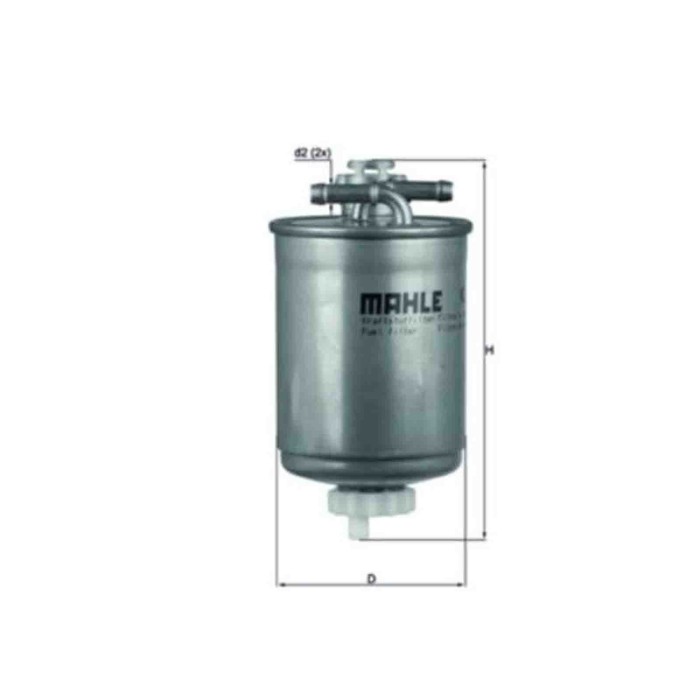 NEUTRO.jpg Filtro carburante KL 103 KNECHT per VW SEAT