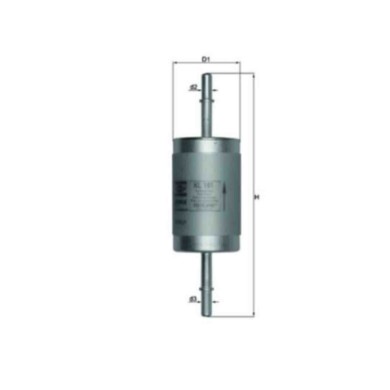 NEUTRO.jpg Filtro carburante KL 181 KNECHT per FORD JAGUAR LINCOLN