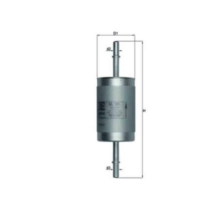 NEUTRO.jpg Filtro carburante KL 181 KNECHT per FORD JAGUAR LINCOLN
