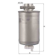Filtro carburante KL 197 KNECHT per AUDI