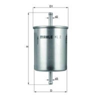 KL2_2.JPG Filtro carburante KL 2 KNECHT per RENAULT PEUGEOT CITROEN AUDI VW FORD SEAT YUGO