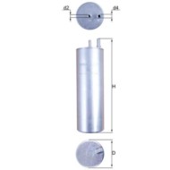 Filtro carburante KL 229/5 KNECHT per VW