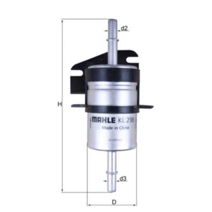 NEUTRO.jpg Filtro carburante KL 238 KNECHT per FIAT