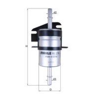 Filtro carburante KL 238 KNECHT per FIAT