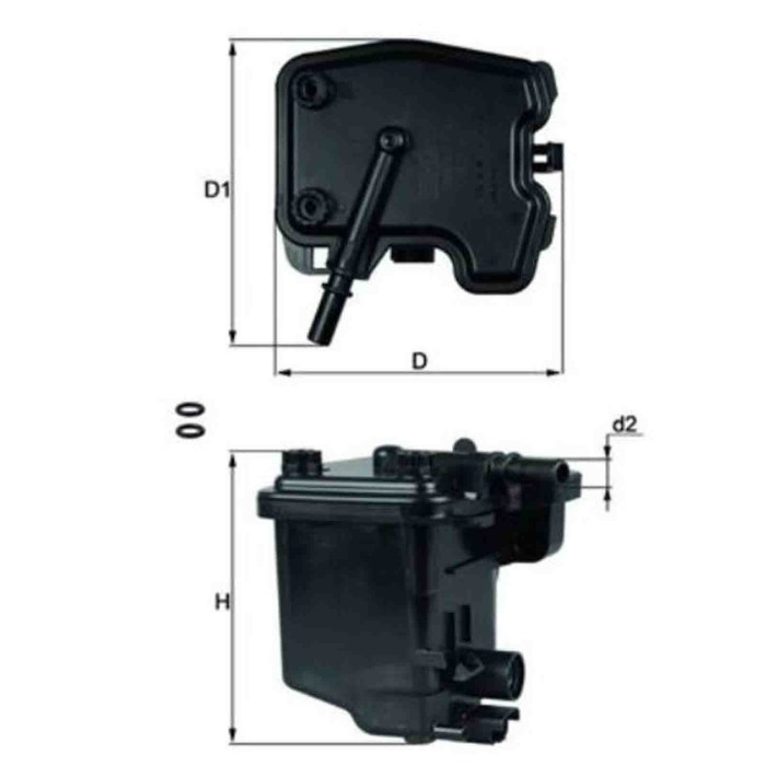 NEUTRO.jpg Filtro carburante KL 431D KNECHT per PEUGEOT CITROEN FORD FIAT SUZUKI MINI VOLVO