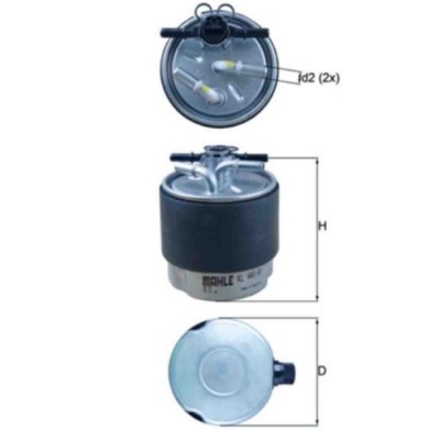 NEUTRO.jpg Filtro carburante KL 440/41 KNECHT per NISSAN