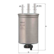 Filtro carburante KL 446 KNECHT per FORD HYUNDAI KIA SSANGYONG JAGUAR