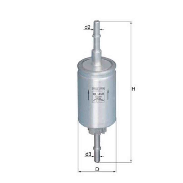 NEUTRO.jpg Filtro carburante KL 458 KNECHT per FORD MAZDA