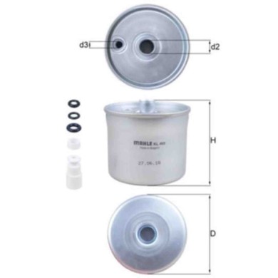 NEUTRO.jpg Filtro carburante KL 468 KNECHT per LAND ROVER