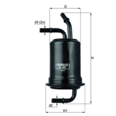 NEUTRO.jpg Filtro carburante KL 487 KNECHT per KIA