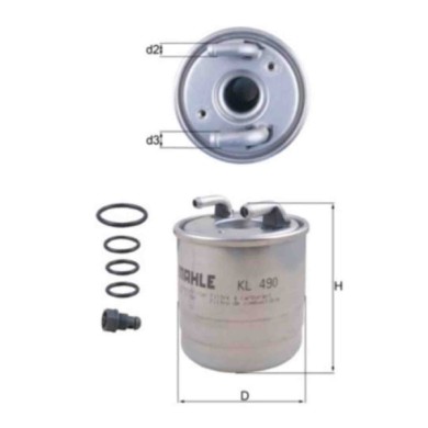 NEUTRO.jpg Filtro carburante KL 490D KNECHT per MERCEDES-BENZ