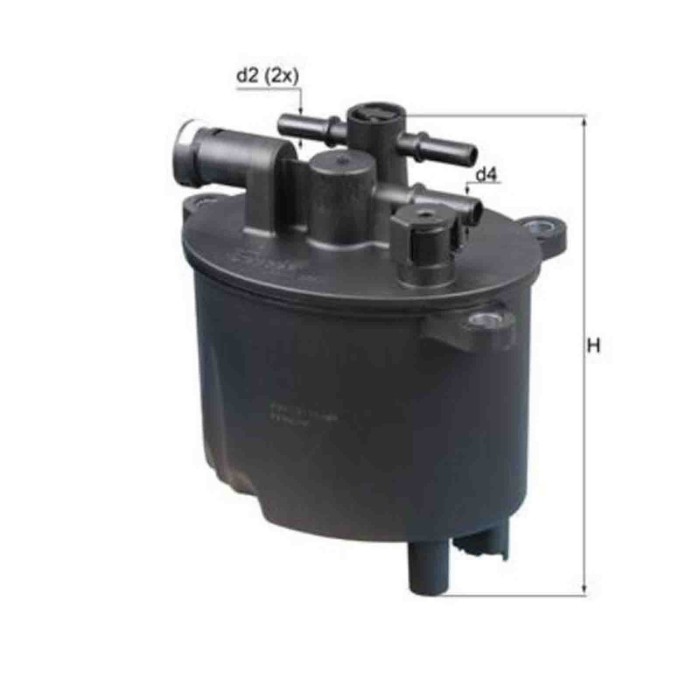 NEUTRO.jpg Filtro carburante KL 581 KNECHT per PEUGEOT CITROEN FORD FIAT MITSUBISHI LANCIA