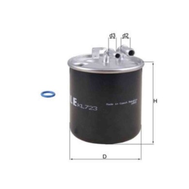 NEUTRO.jpg Filtro carburante KL 723D KNECHT per MERCEDES-BENZ