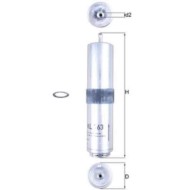 Filtro carburante KL 763D KNECHT per BMW