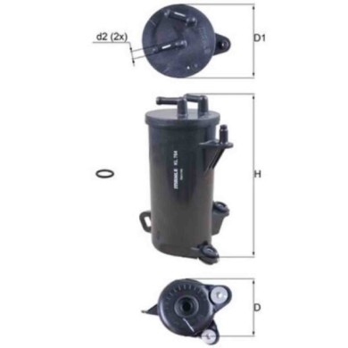 NEUTRO.jpg Filtro carburante KL 764D KNECHT per HONDA