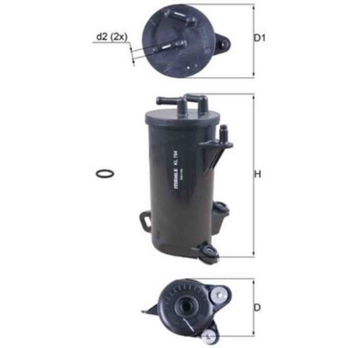 NEUTRO.jpg Filtro carburante KL 764D KNECHT per HONDA